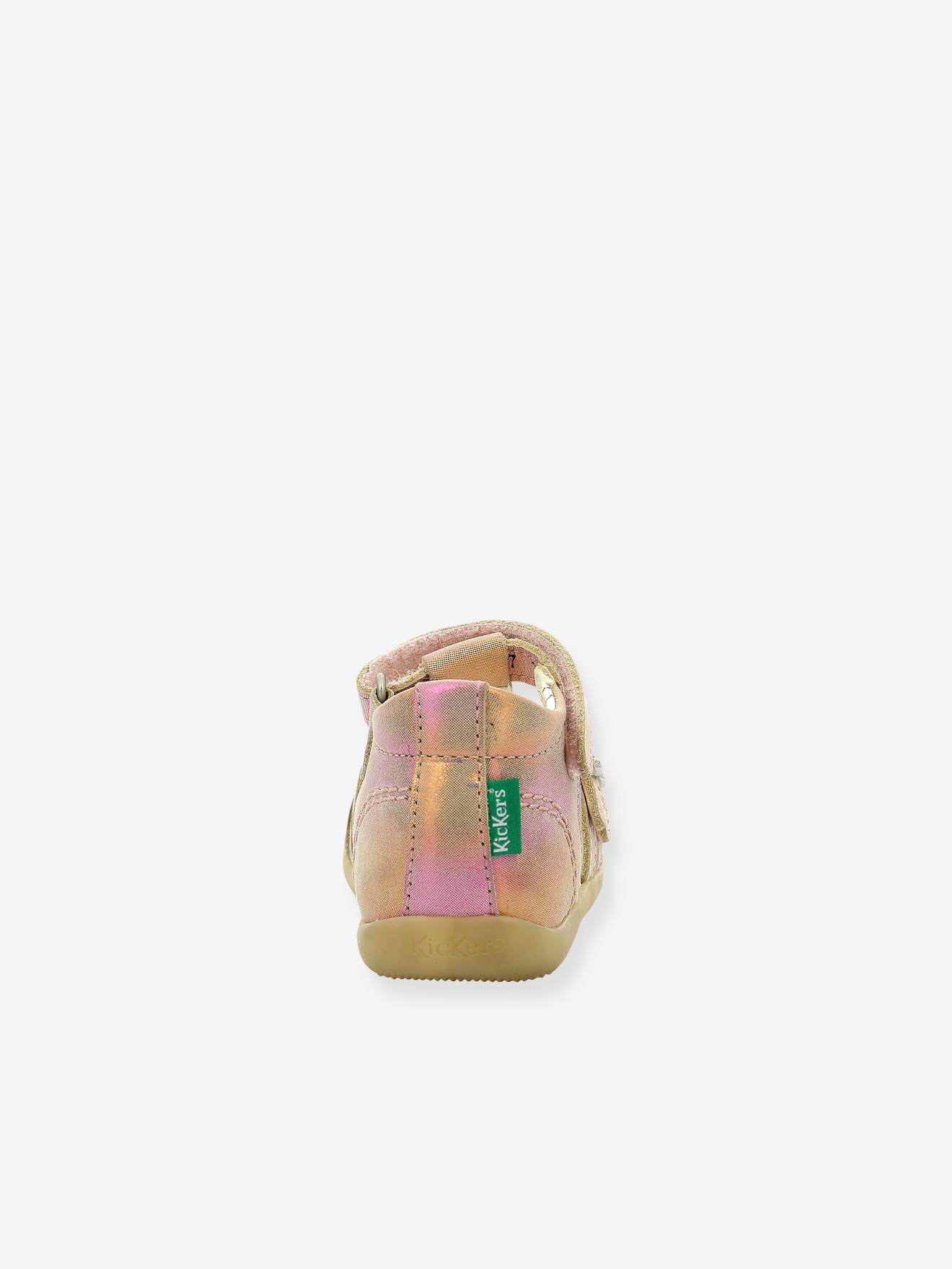 Sandales cuir enfant Bigkro KICKERS® caramel