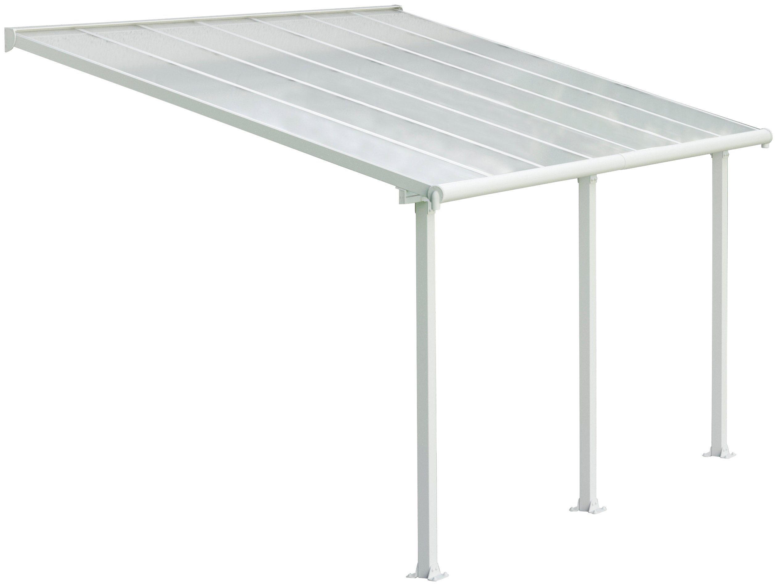 Palram - Canopia Terrassendach Olympia 3x4.2, BxT: 425x295 cm, Bedachung Doppelstegplatten, BxT: 425x295 cm