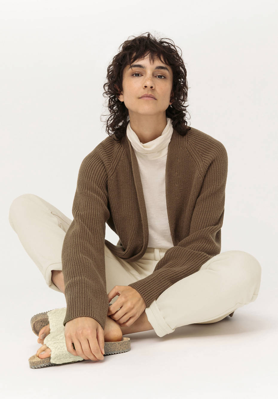 Strickjacke aus reiner Bio-Baumwolle