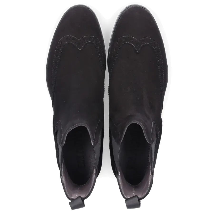 EN AVANT - Chelsea Boots 920-08 Veloursleder - schwarz