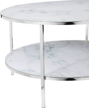 SalesFever Couchtisch, Tischplatten in Marmoroptik