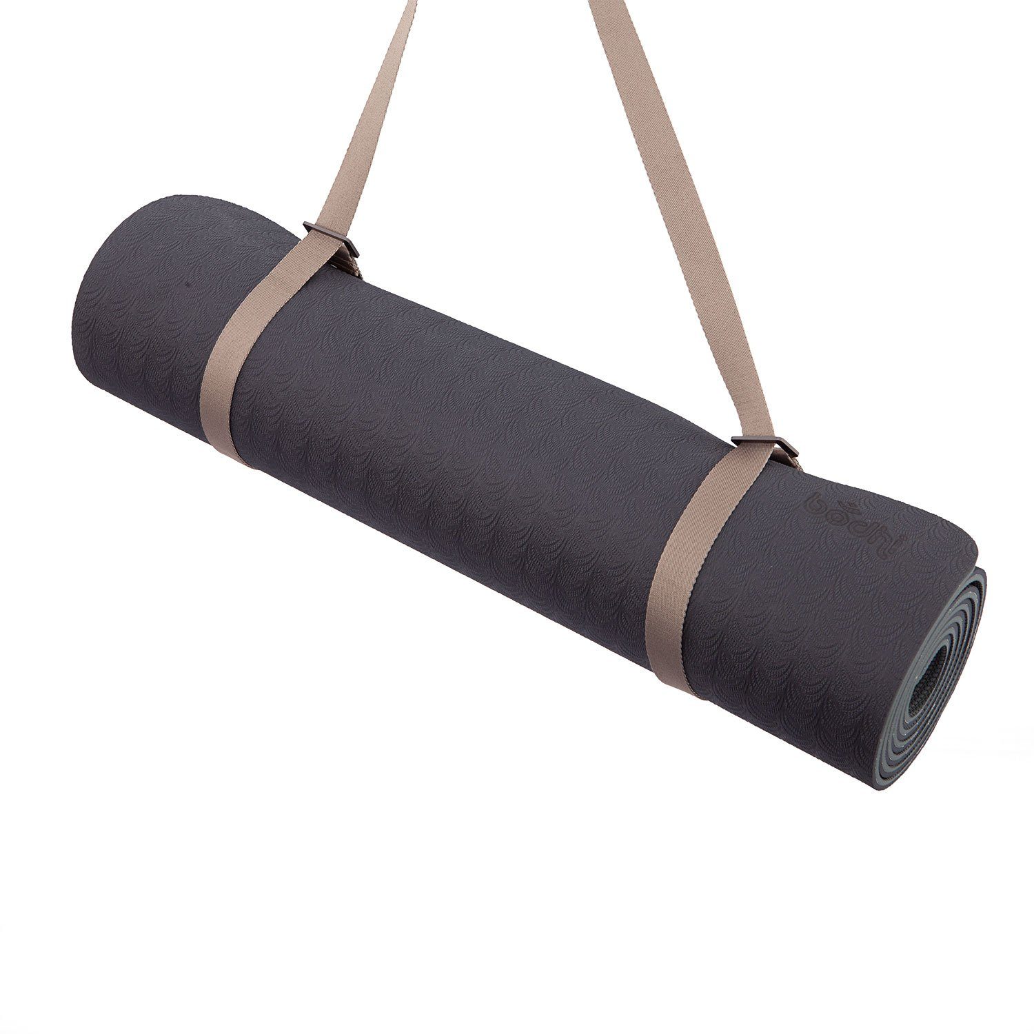 bodhi Yogamatte Zweifarbiger Yogamatten-Tragegurt grau