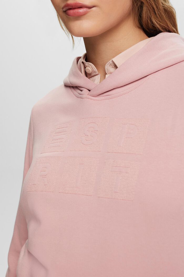 Hoodie mit Logostickerei, Bio-Baumwolle