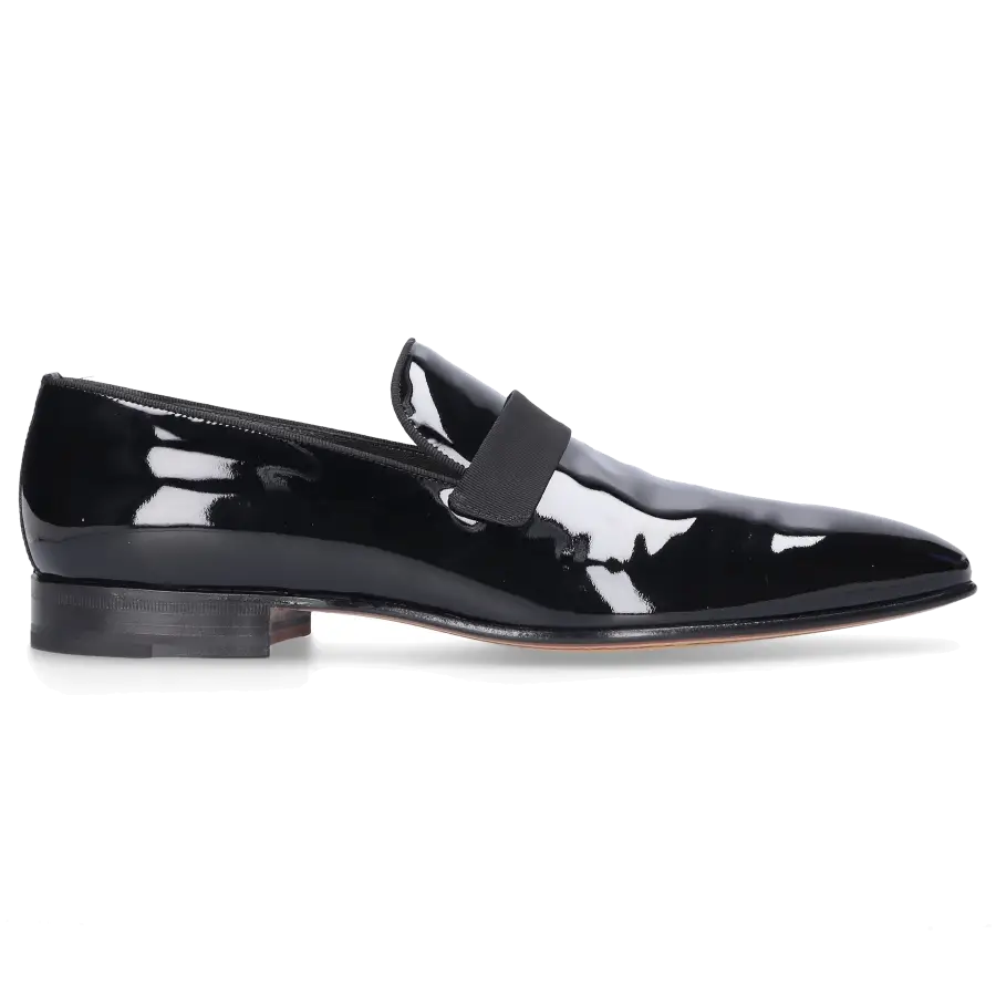 Moreschi - Slipper 039470 Kalbsleder - schwarz