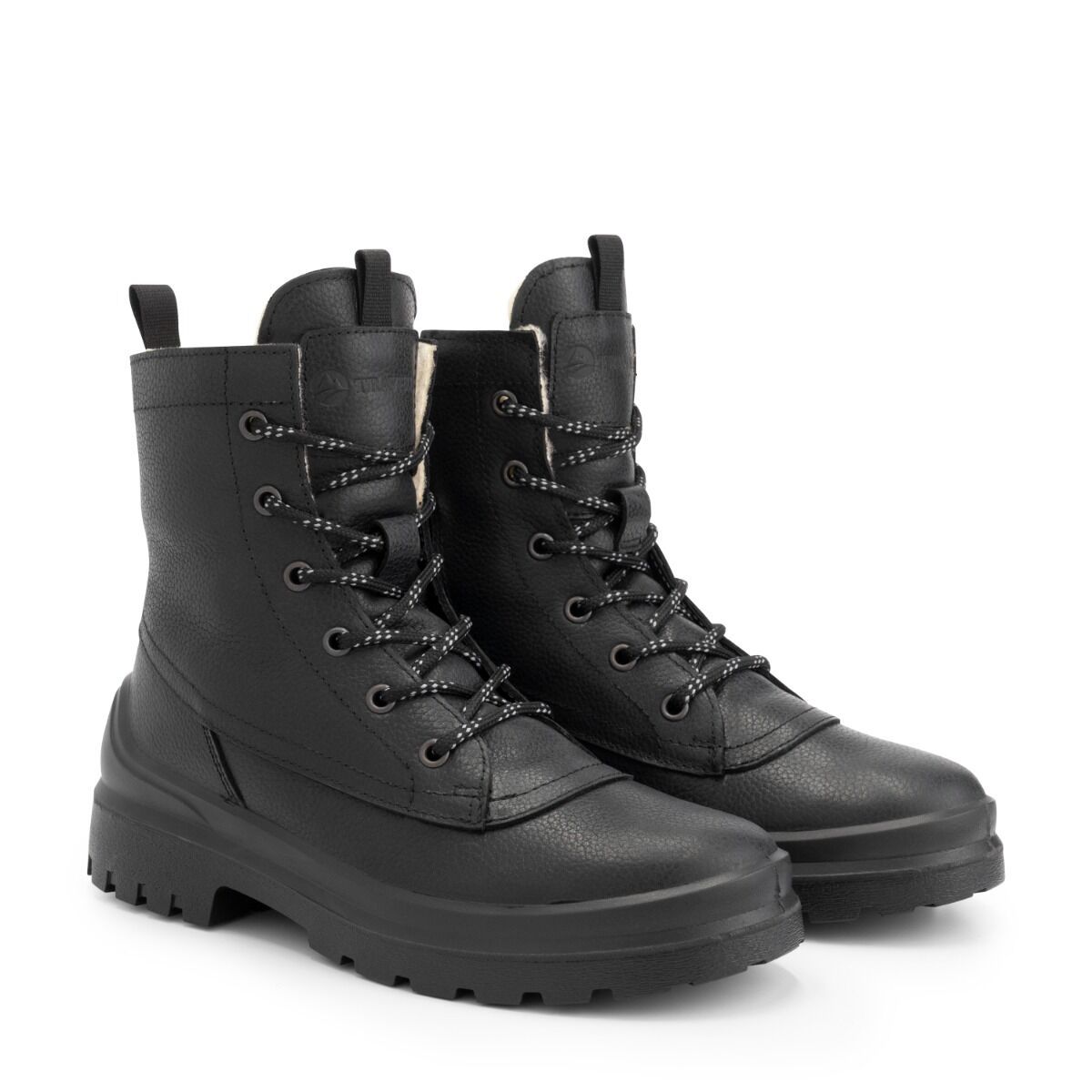 Travelin' Moraine schwarze Damen Schnürstiefel