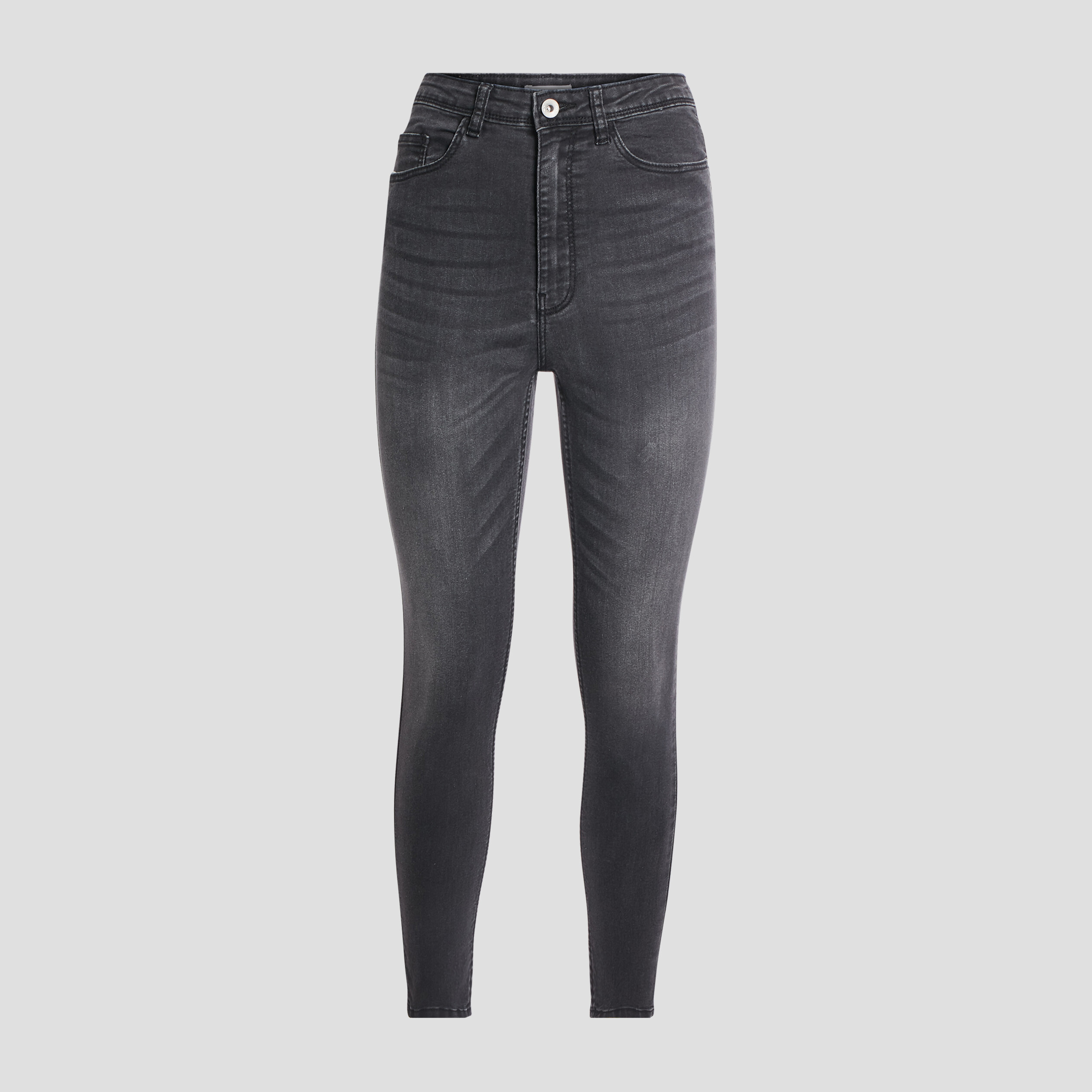 Jeans skinny 7 8ème denim noir femme | La Halle