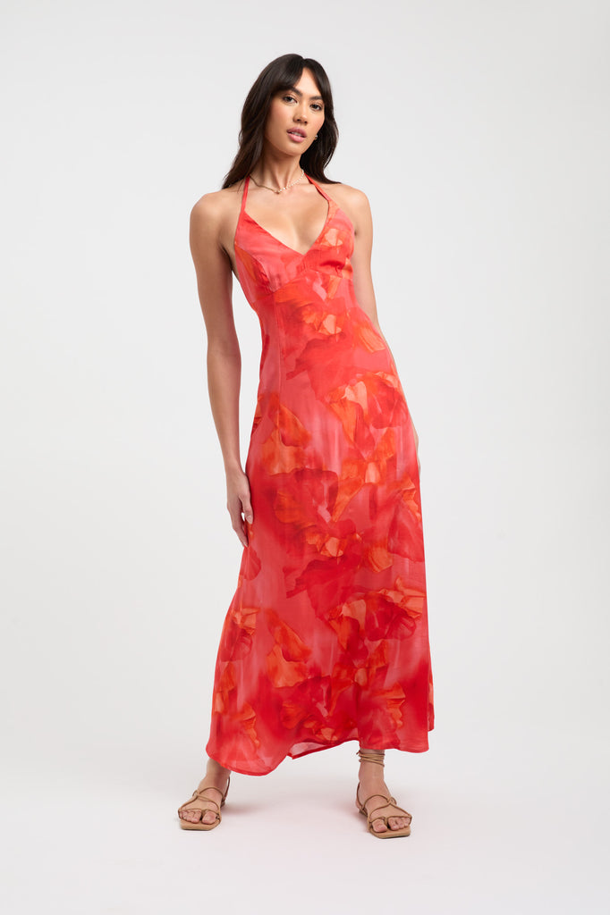 Robe midi Zya Imprimee