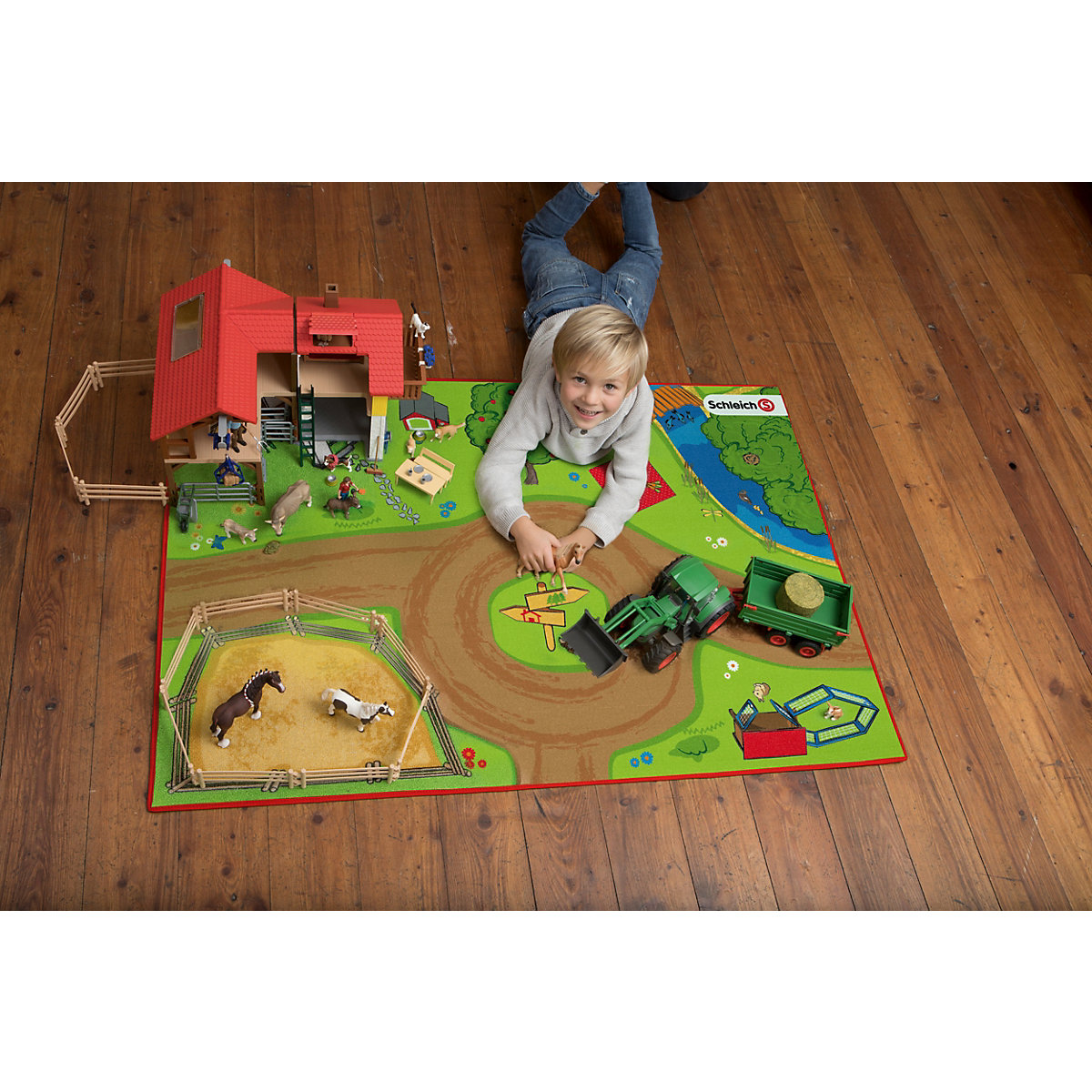 Schleich 42442 Farm World: Spielteppich Bauernhof