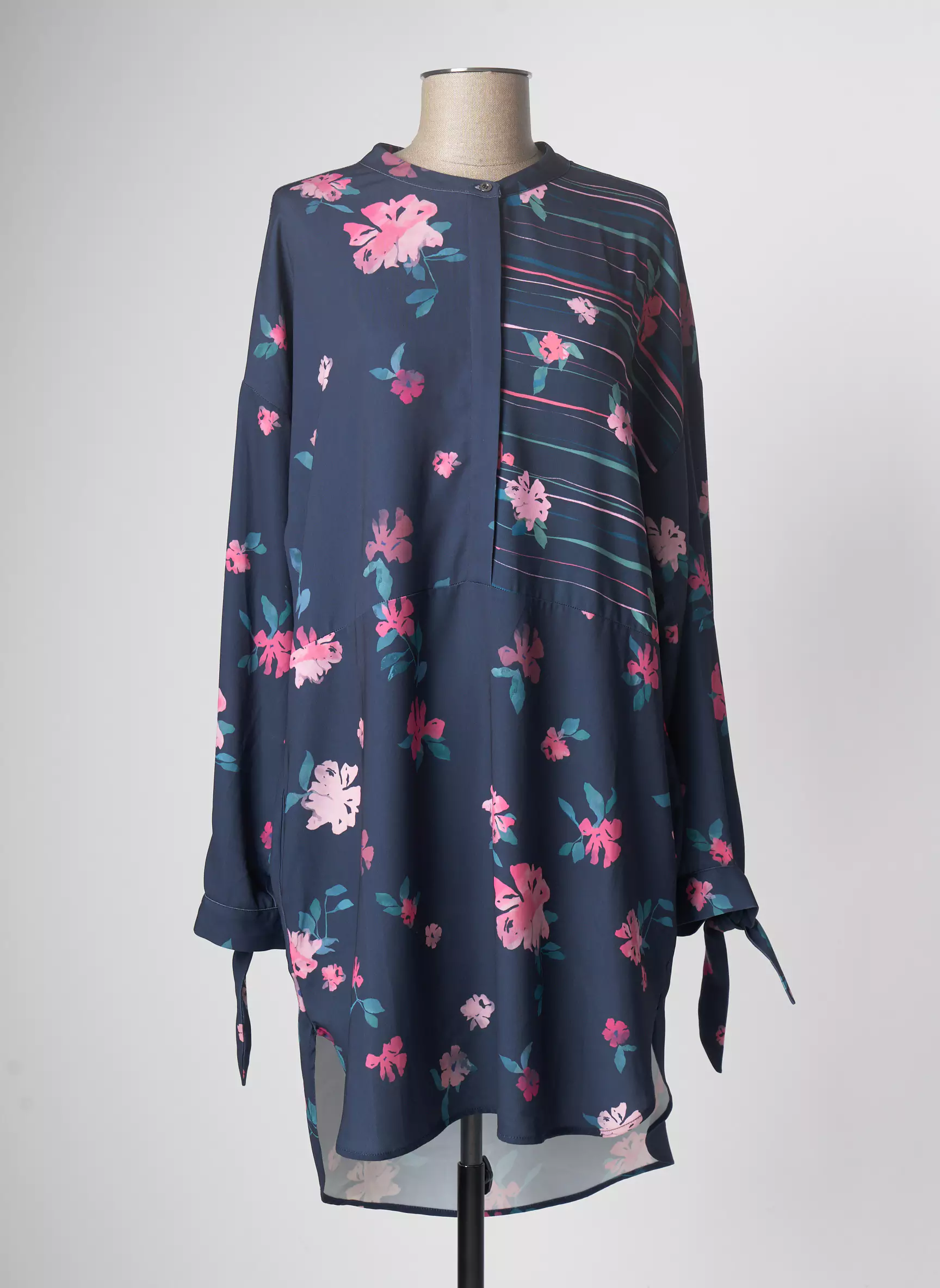Salsa Robes Mi Longues Femme couleur bleu