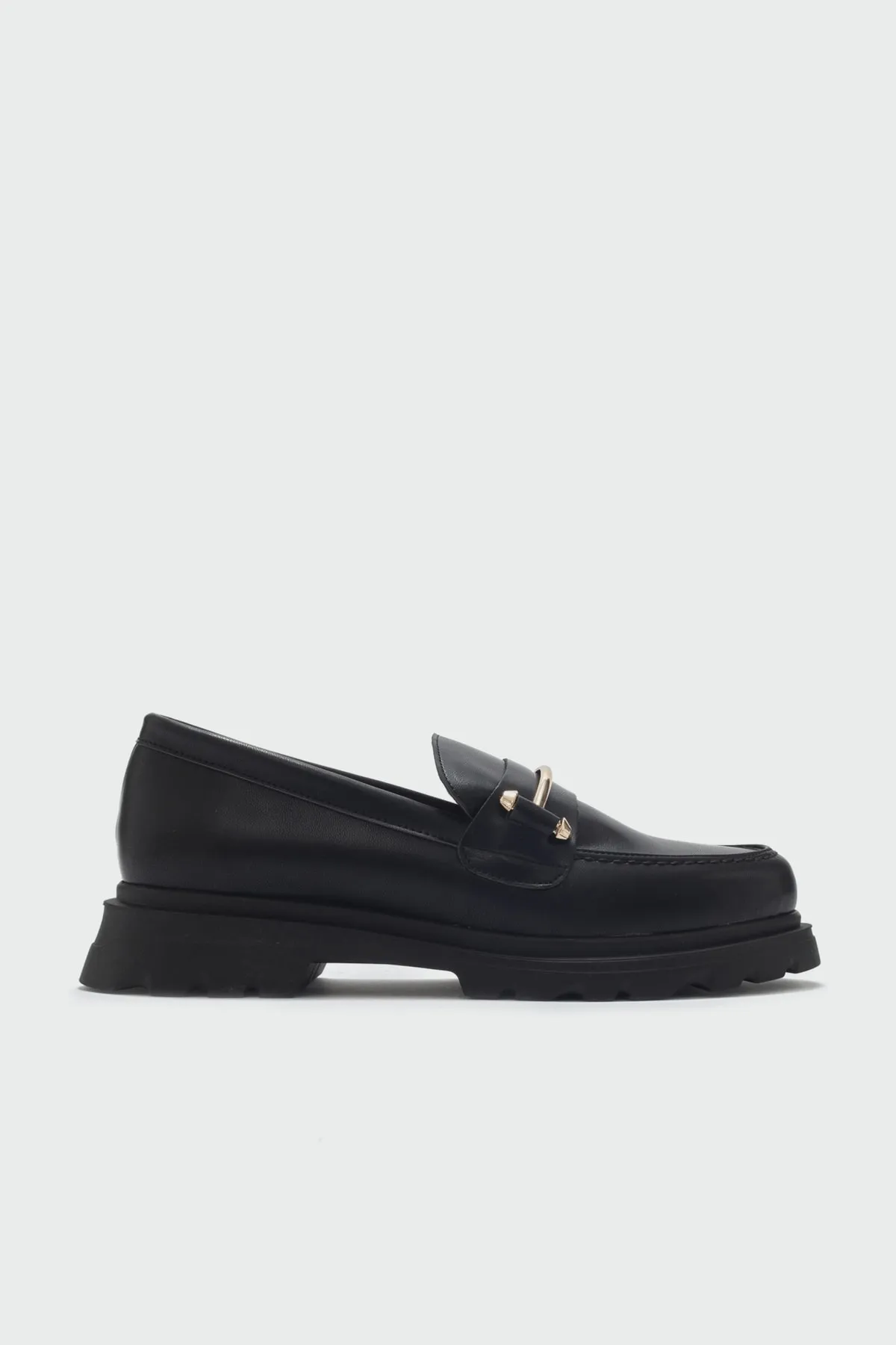 LuviShoes  Dual Black Skin Damen-Oxford-Schuhe