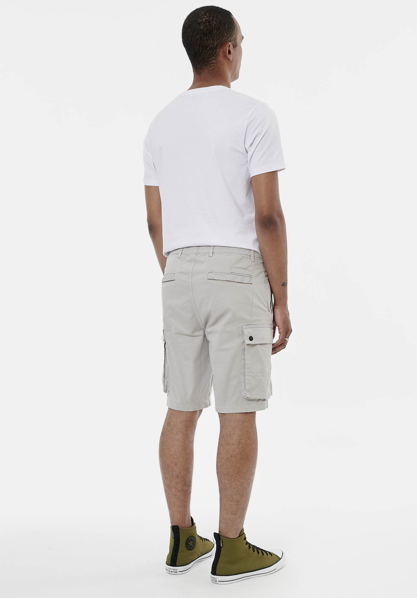 TOSHI  Short gris homme