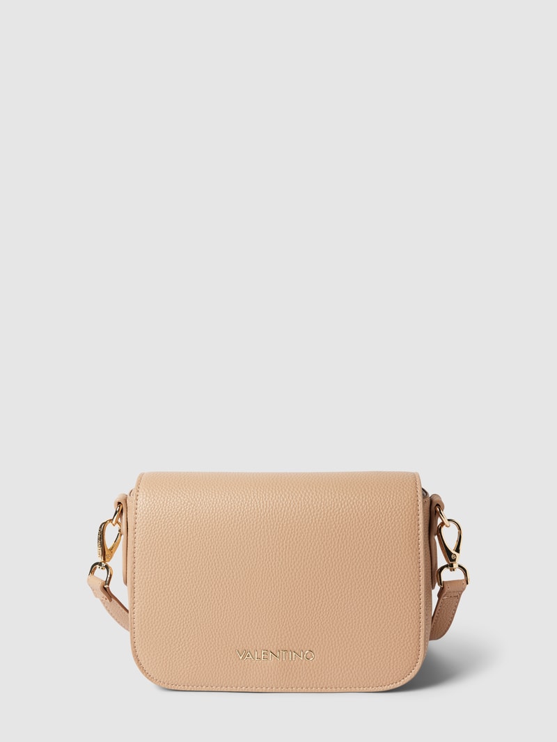 Handtasche mit Label-Detail Modell 'BRIXTON' in beige