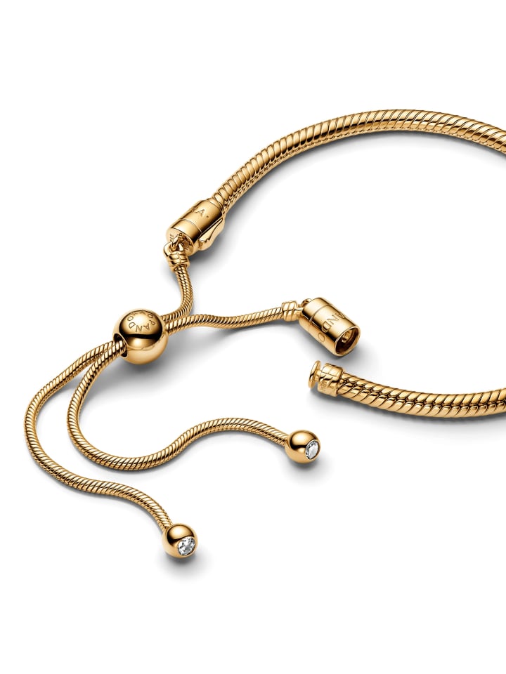Pandora Armband gelbvergoldete Metalllegierung Länge: 15-23 cm, günstig kaufen onesize