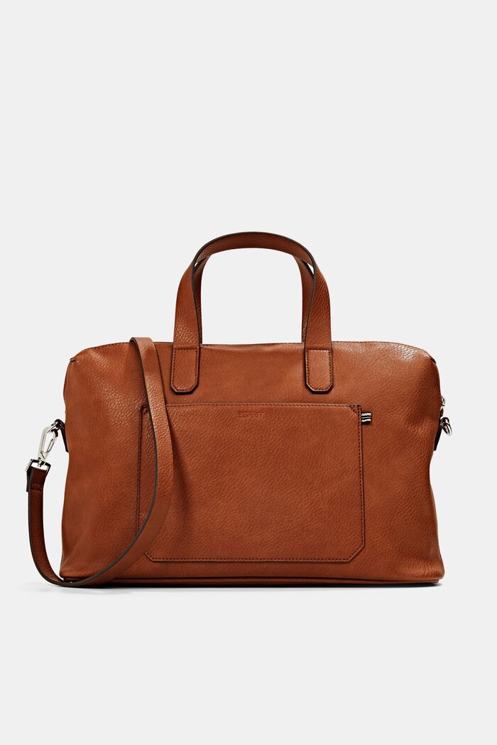 Schultertasche in Lederoptik