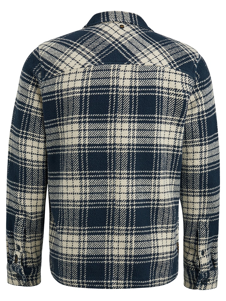 PME Legend Hemd in Dunkelblau/ Weiß günstig kaufen