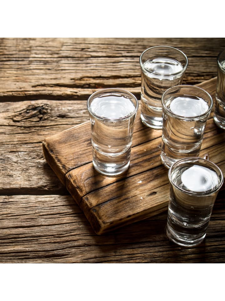 relaxdays 12x Schnapsgläser in Transparent - 4 cl günstig kaufen onesize