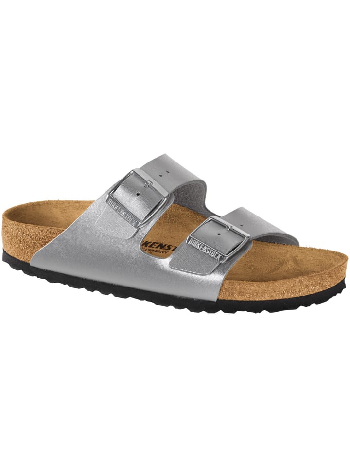 Birkenstock Sandale Arizona BF in silber günstig kaufen
