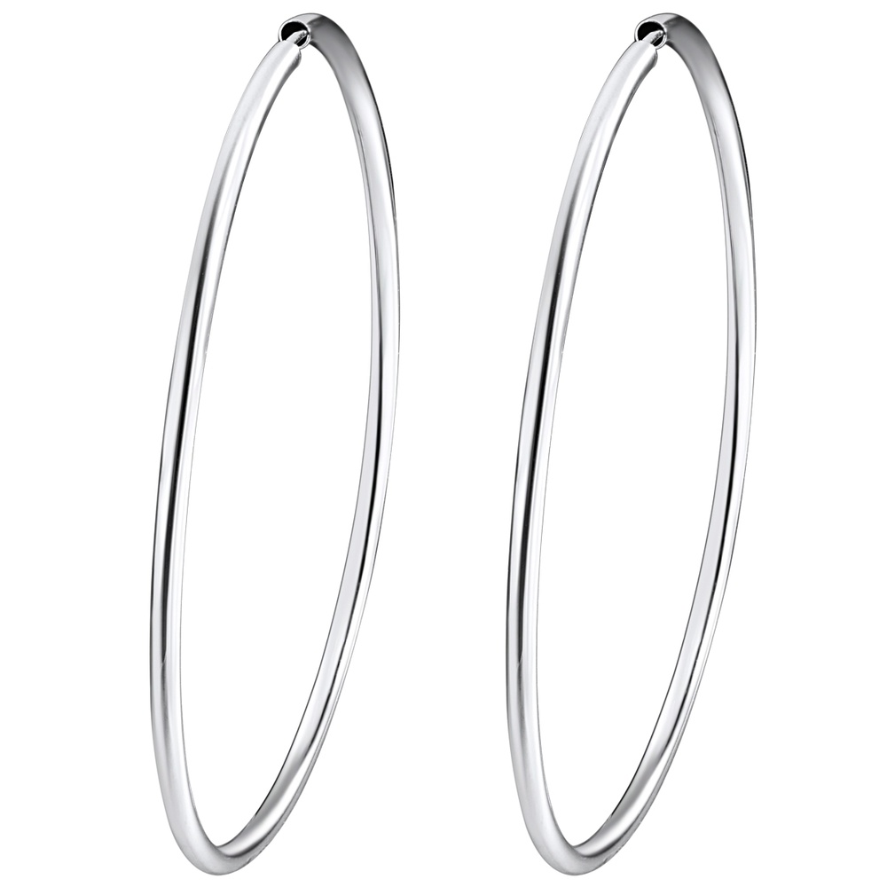 Rafaela Donata Créoles en argent Argent sterling en Argent Boucles d'oreilles