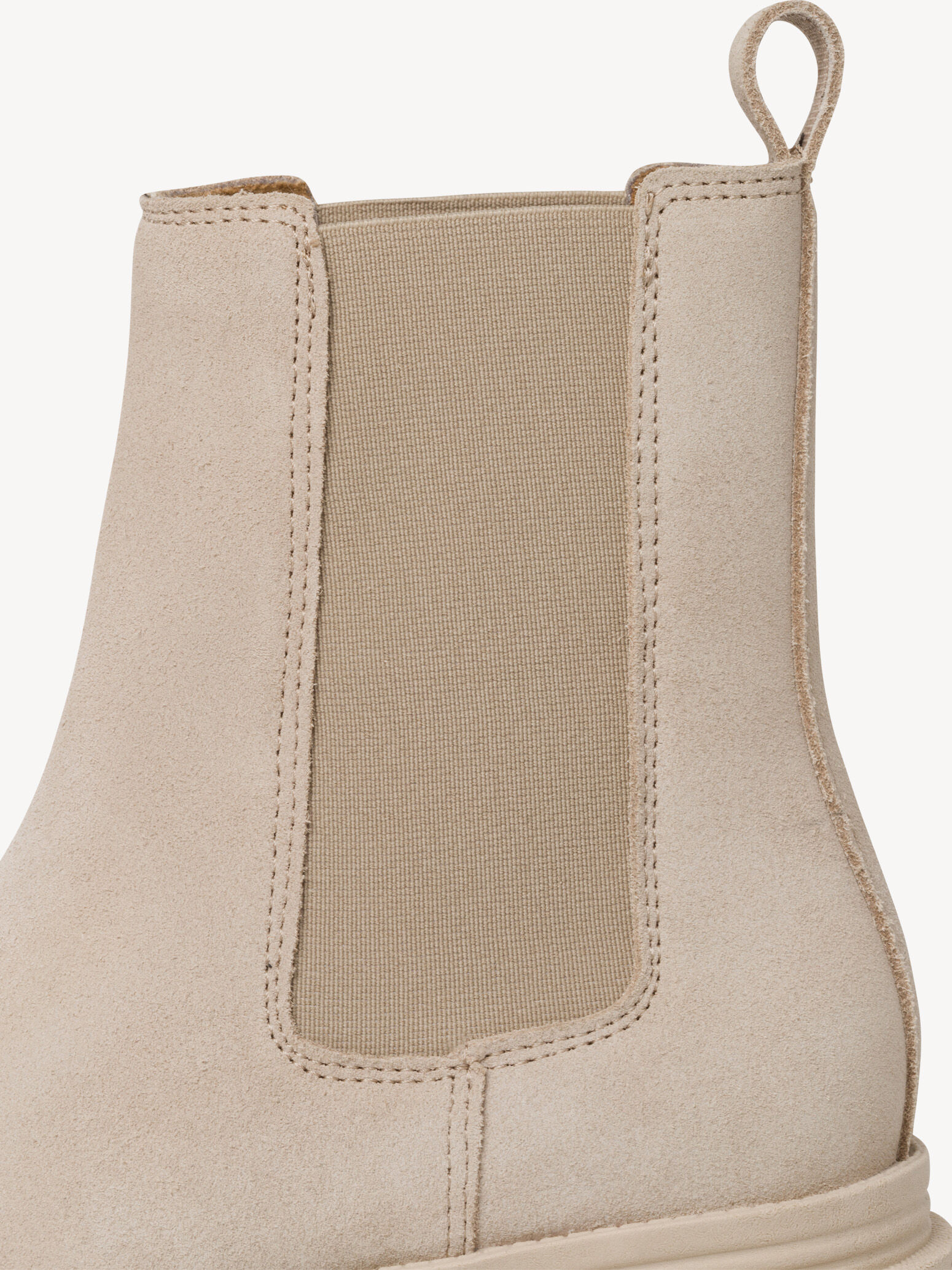 Bottine Chelsea en cuir - marron