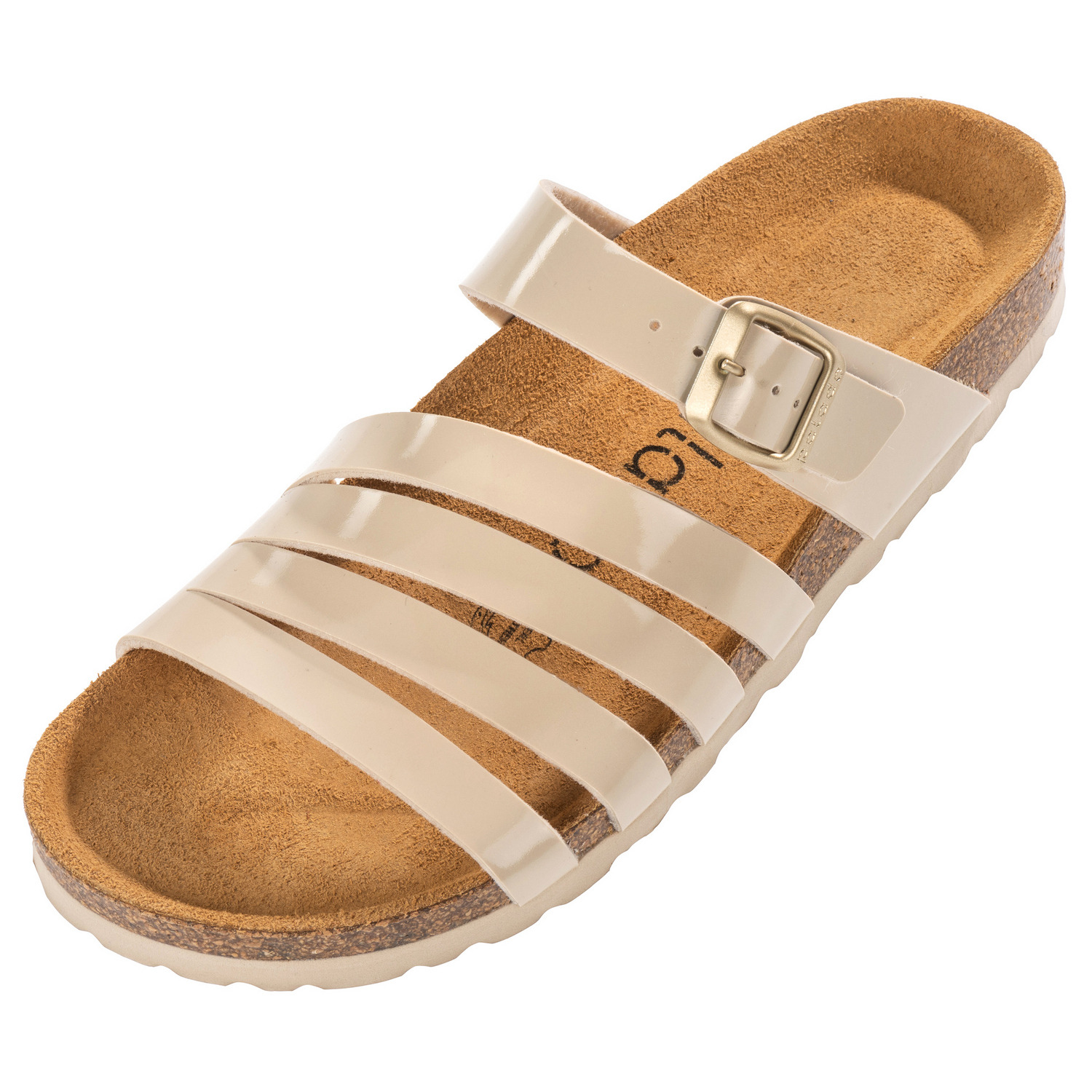 Palado Roma, Pantoletten, Damen, Lack Beige