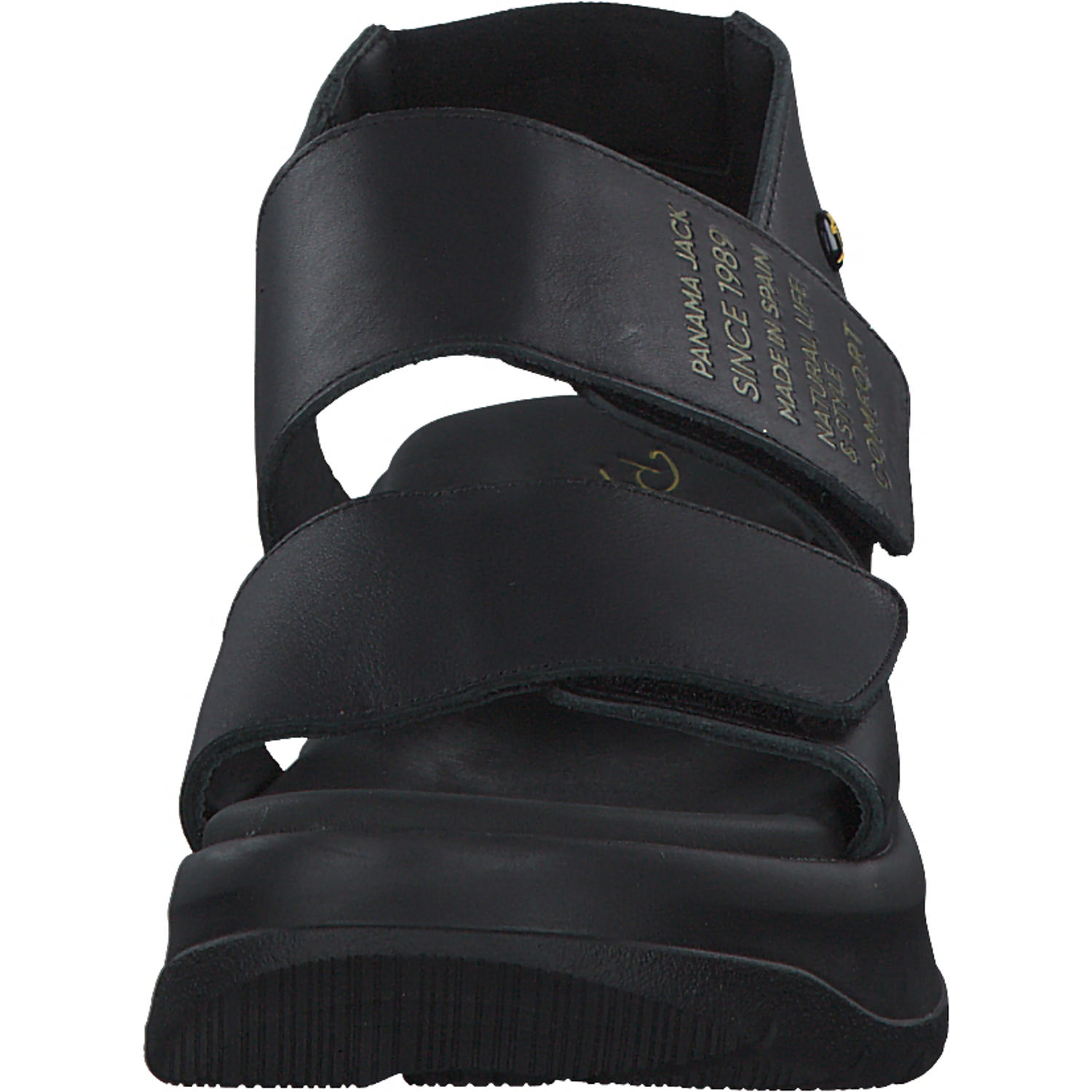 Panama Jack Noah B, Keilsandaletten, Damen, Schwarz