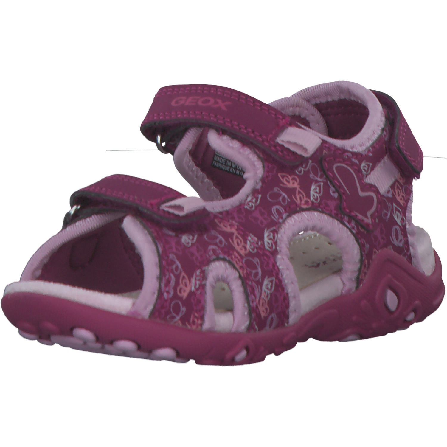 Geox J35GRD, Sandalen (Kinder), Kinder, DK RASPBERRY/PINK