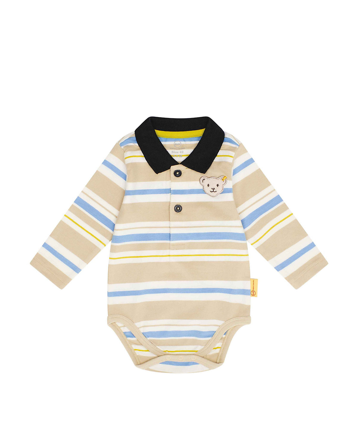 Body langarm Baby Wellness mit Polokragen Bodys