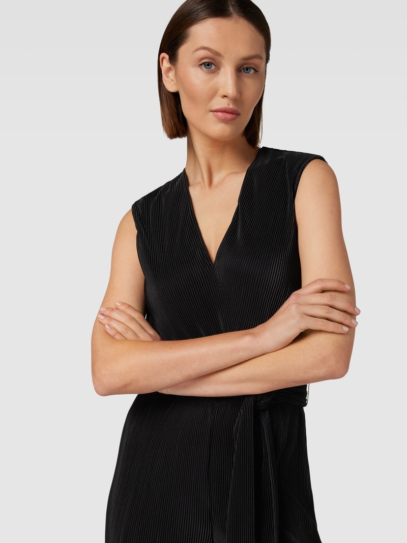 Jumpsuit mit Bindegürtel in black