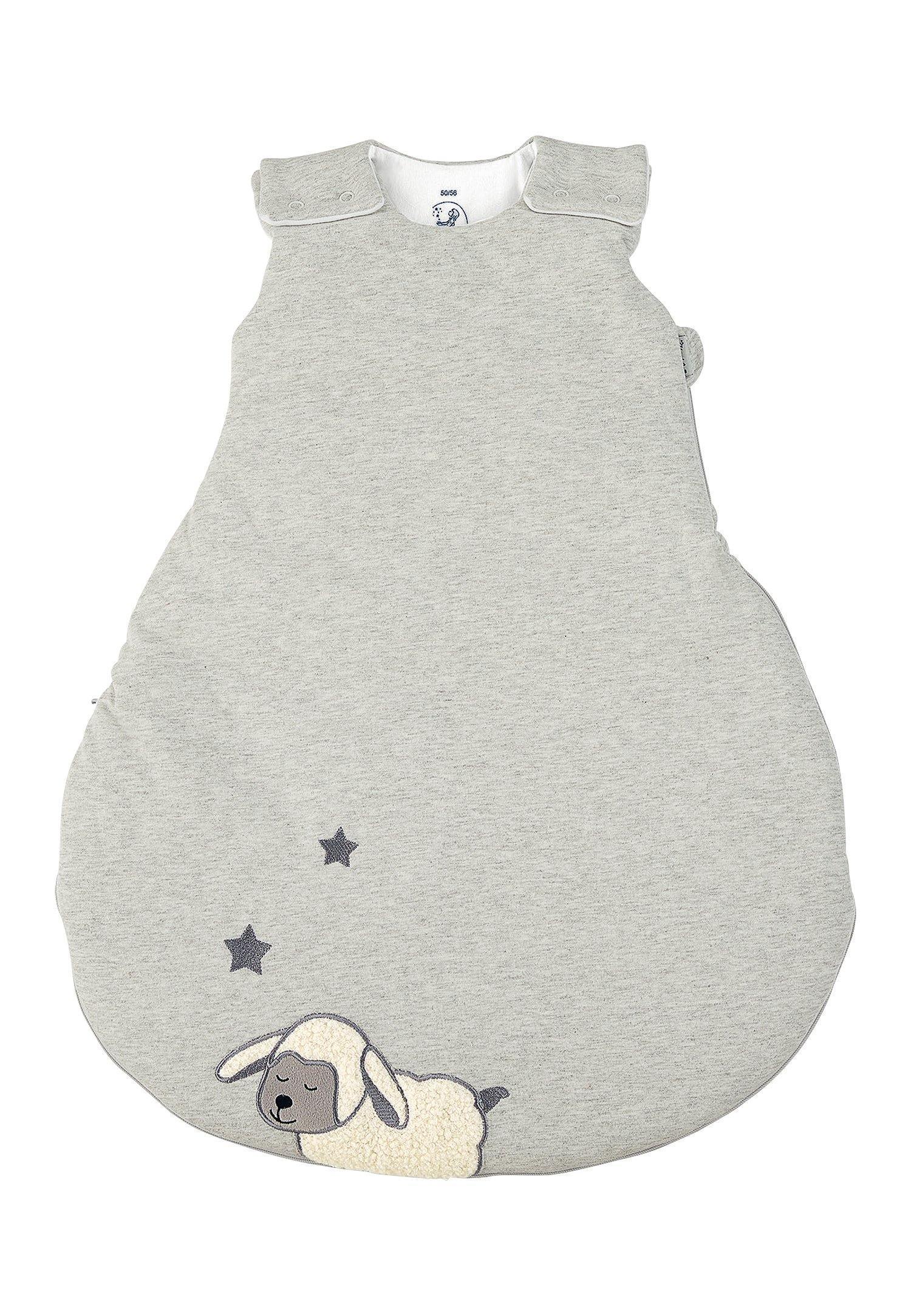 Baby-Schlafsack 50/56 Schaf Stanley 3,50 TOG, Grau