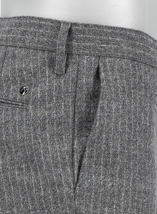 Alberto, Chino Rob, Slim Fit, Ceramica®, grau meliert