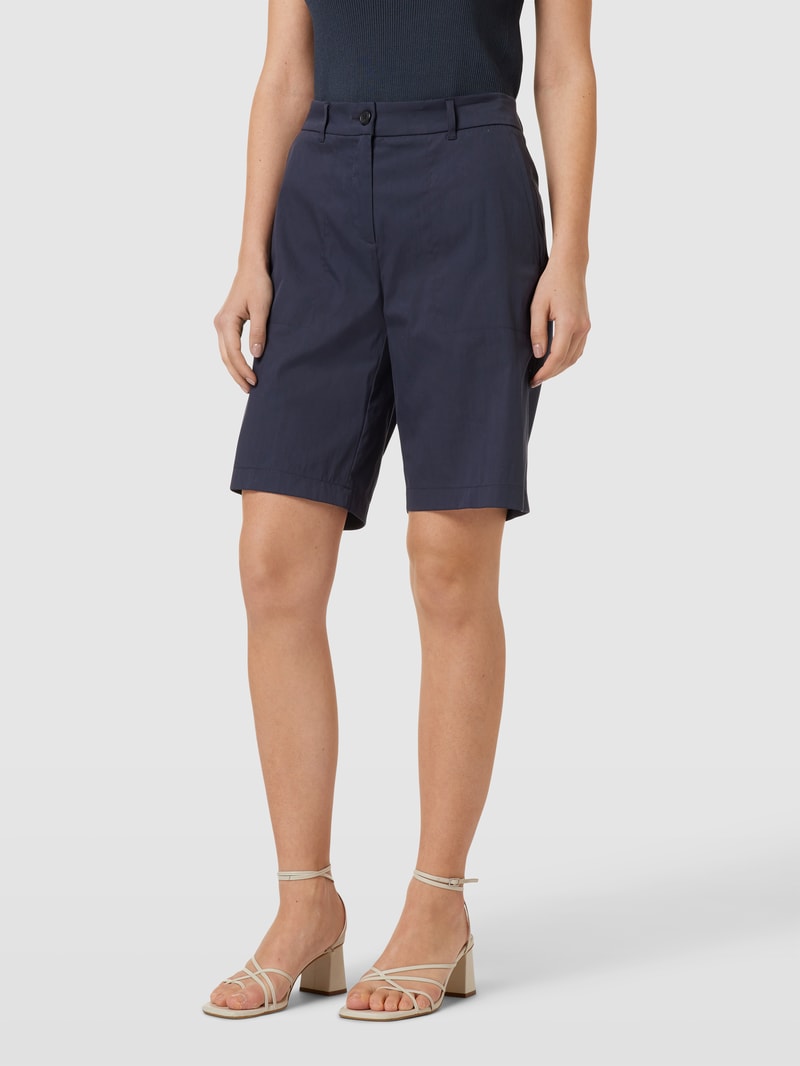 Bermudas mit Eingrifftaschen Modell 'Stella' in marineblau