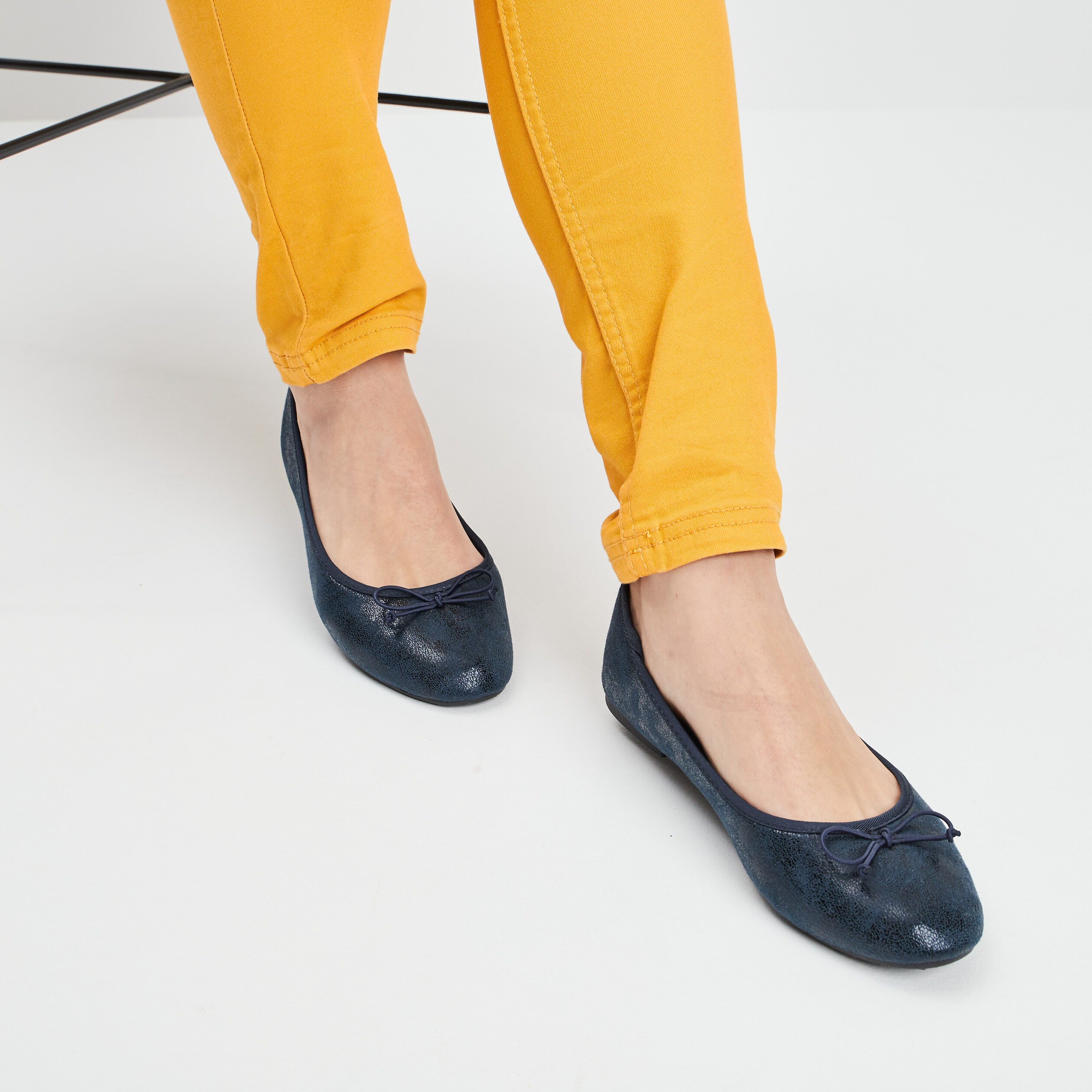 Ballerines irisées bleu femme | La Halle