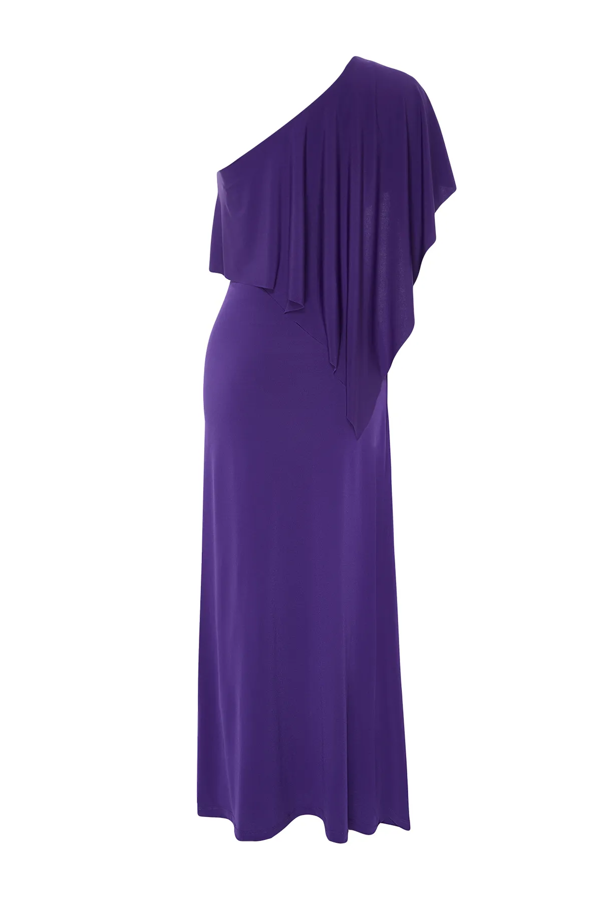 Trendyol Collection  Lila Taillenöffnung/Skater-Strick-elegantes Abendkleid TPRSS24EL00096