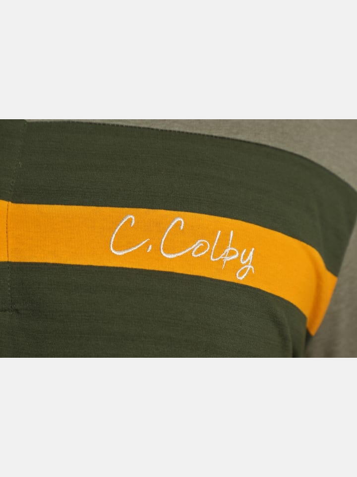 Charles Colby Sweatshirt EARL GARWY in oliv melange günstig kaufen