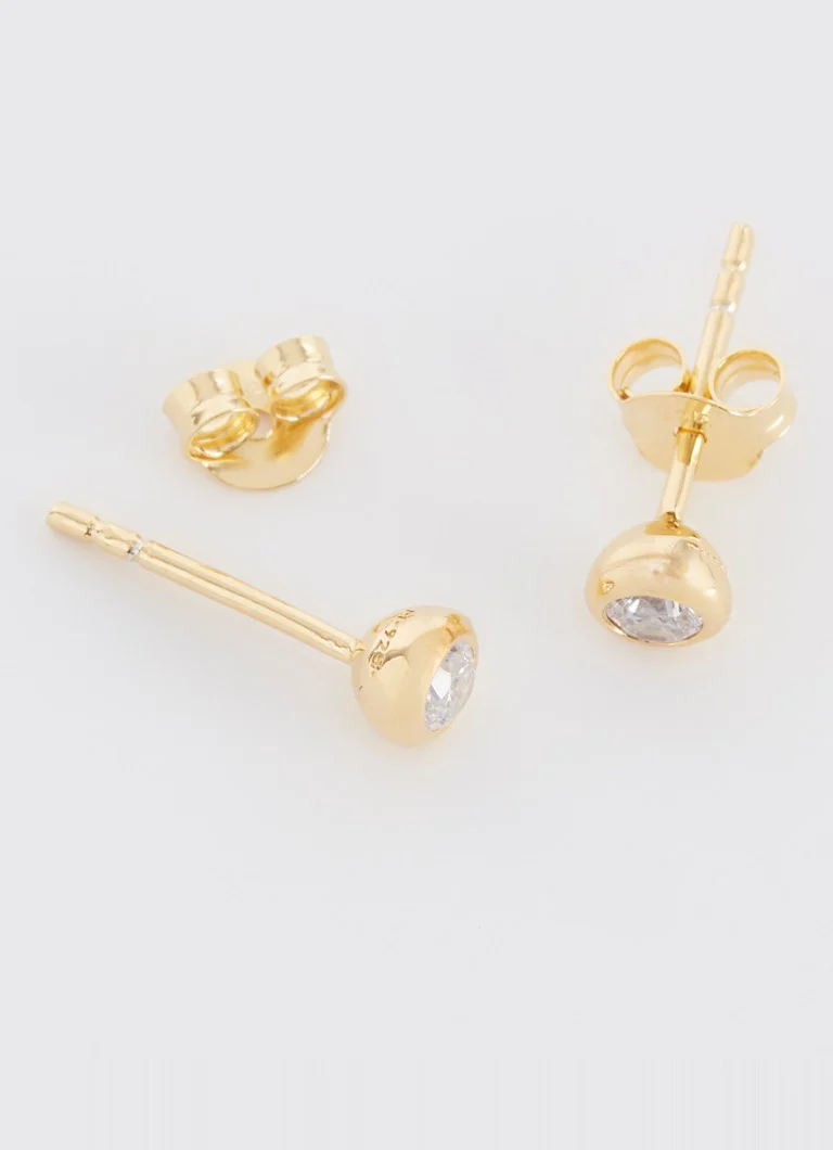 Orecchini a lobo Missoma Classic placcati in oro