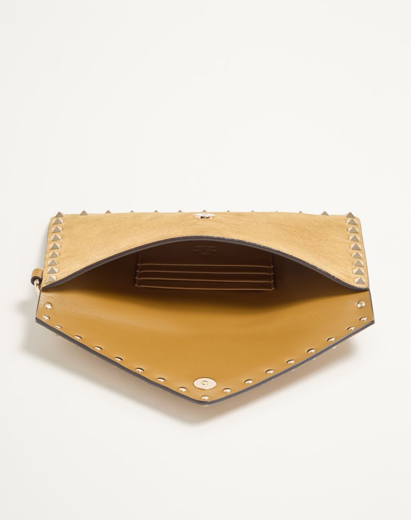 Rockstud Suède Clutch