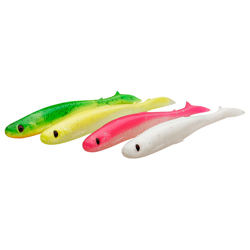 Savage Gear Gummifisch Slender Scoop Shad Dark Water Mix
