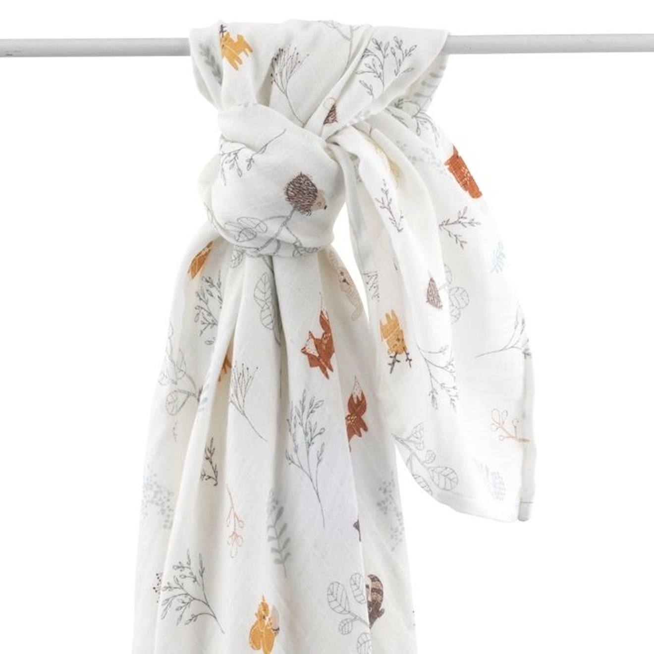 Maxi-lange en coton bio* Dream Forest beige