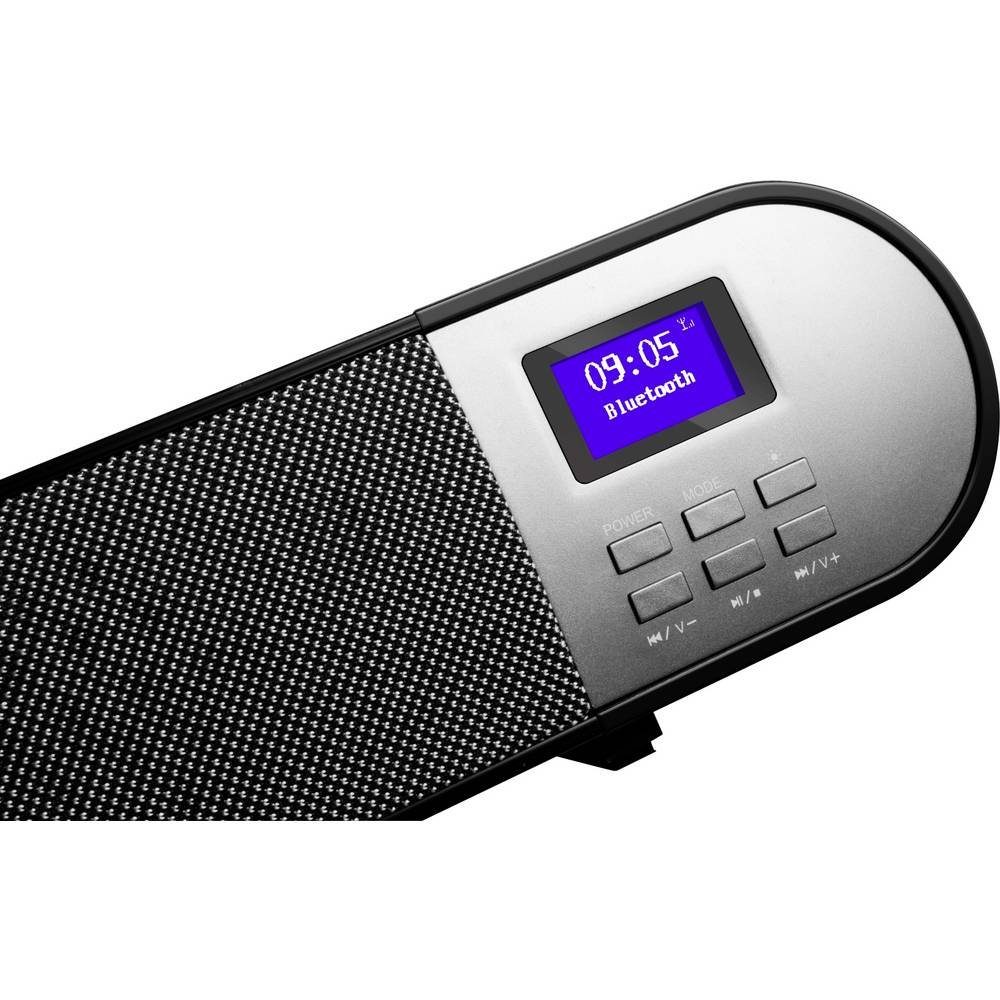 Technaxx DAB+ Soundbar mit Hintergrundbeleuchtung Soundbar (Bluetooth®, USB, Lautsprecherbeleuchtung)