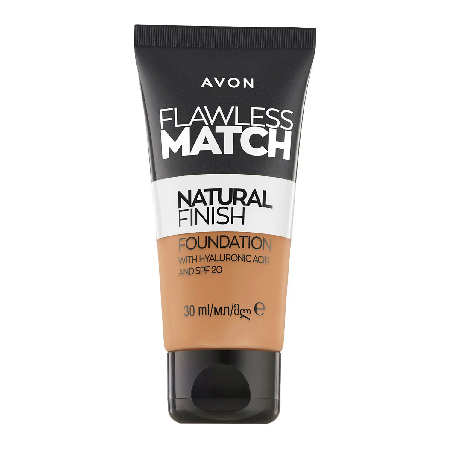 Podkład Face Color Flaless Match Foundation Natural Finish - kremowy podkład