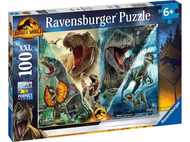 Puzzle Les espèces de dinosaures Jurassic World 100 pièces XXL