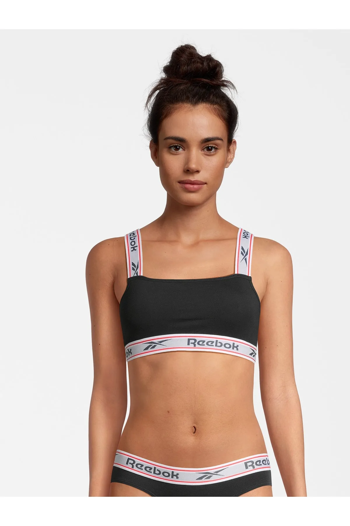 Reebok  Sport-BH - Schwarz - Unifarben