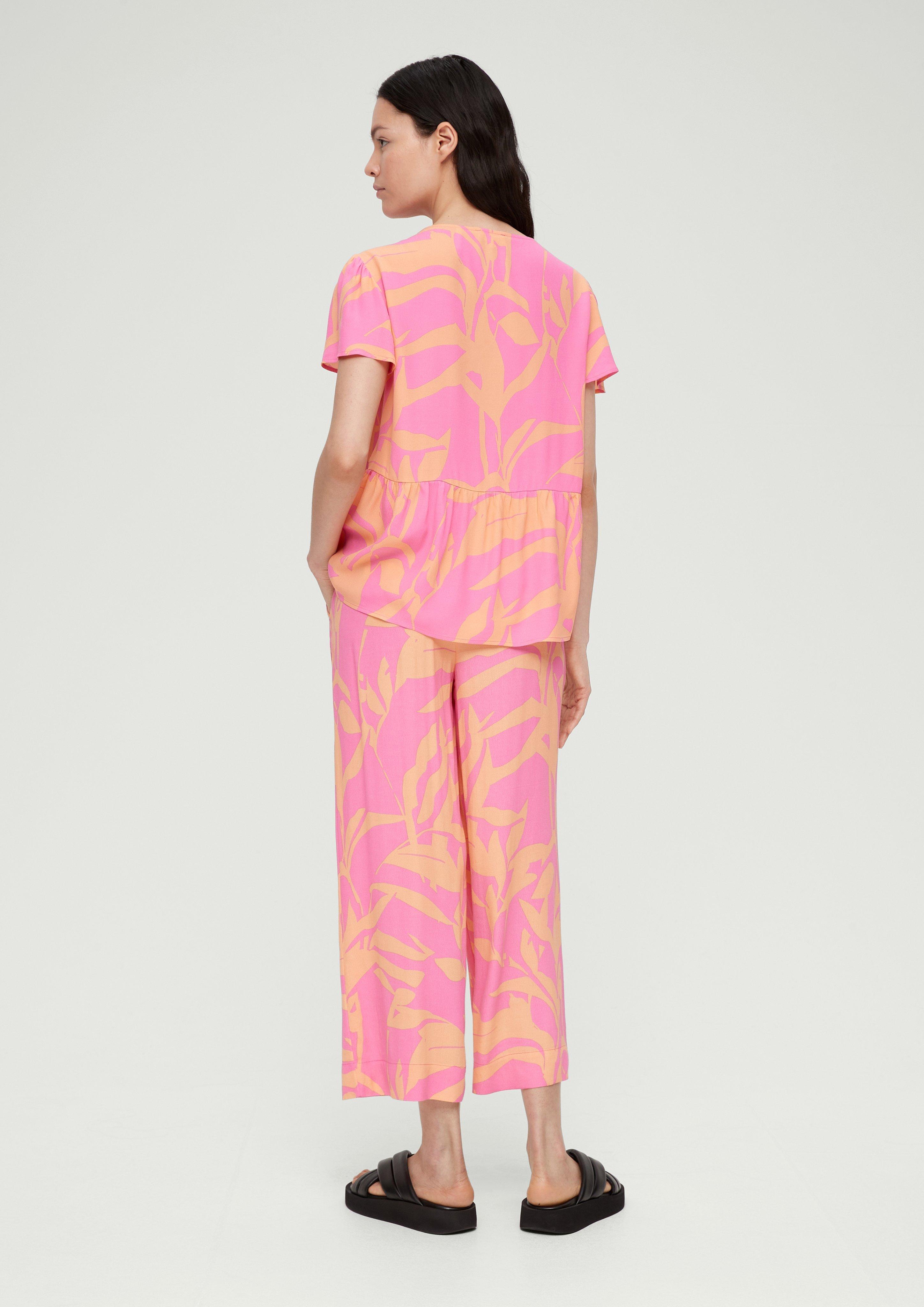 Bluse aus Viskose-Crêpe  2131914-44A3