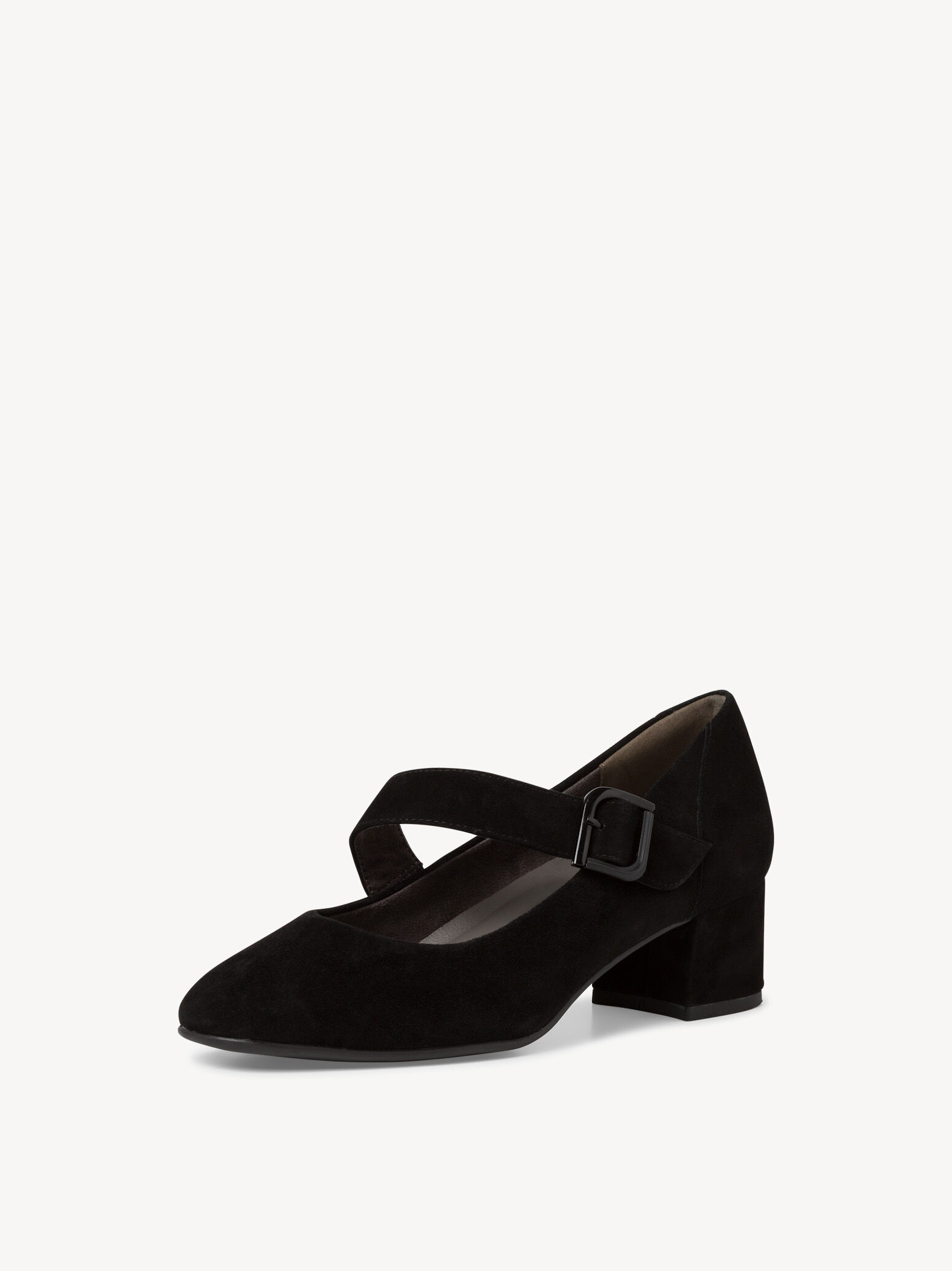 Escarpin en cuir - noir