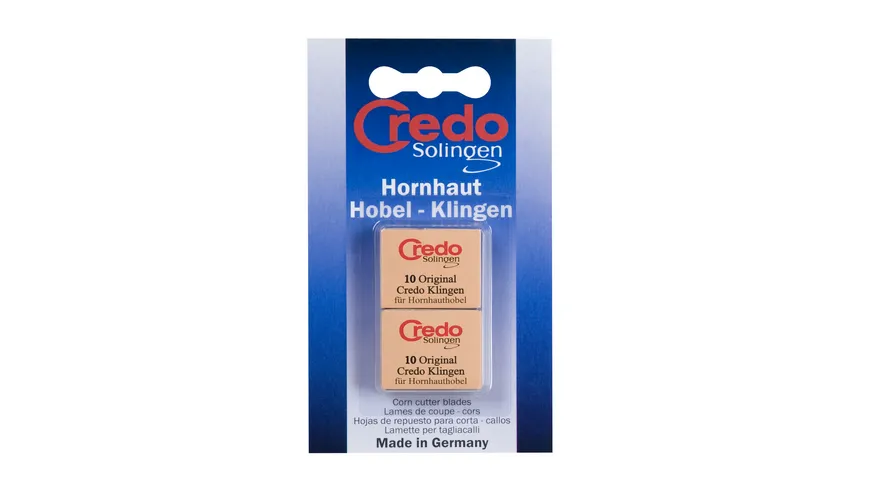 Credo Ersatzklingen für Hornhauthobel
