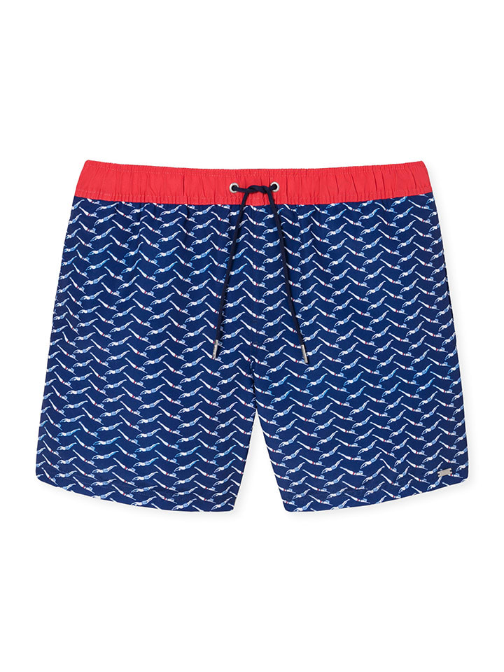 Schiesser Badeshorts in Blau/ Rot günstig kaufen