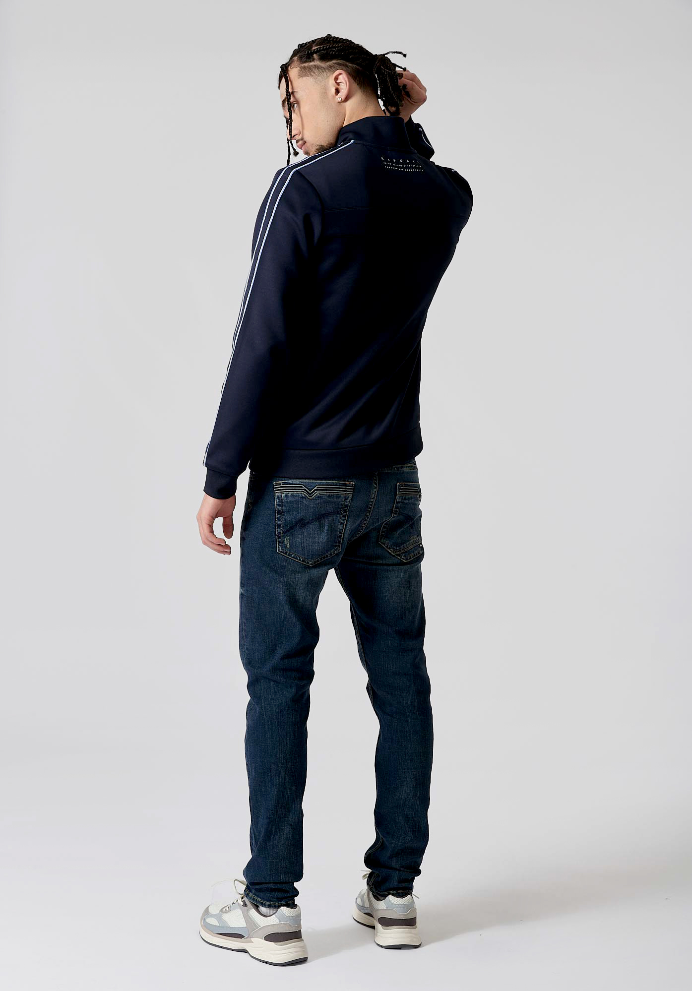 MELL   Gilet bleu homme