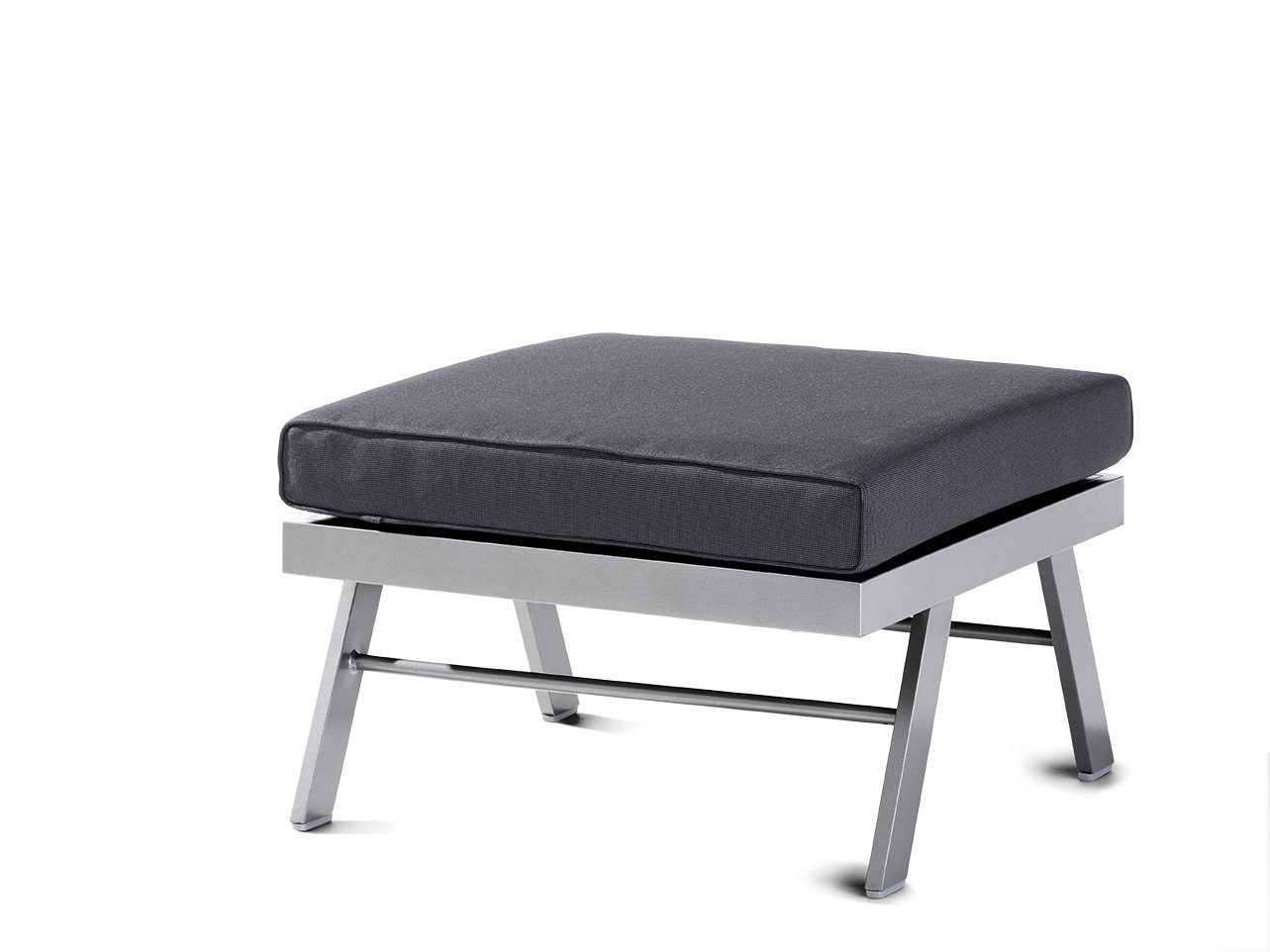 sieger EXKLUSIV Gartenlounge-Hocker Sieger Auckland Loungetisch/Hocker inkl. Kissen (1)
