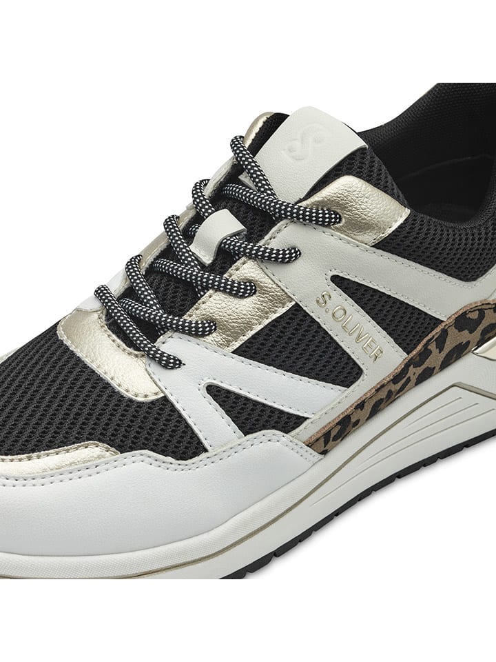 s.Oliver Sneakers in Schwarz/ Weiß günstig kaufen
