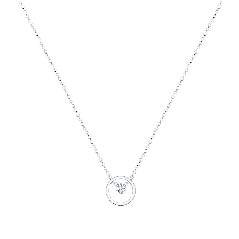 Elli Elli Collier Colier Elli cercle cristal 925/1000 argent collier